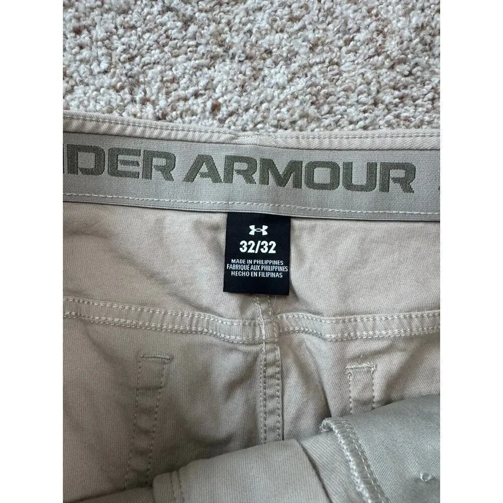 UNDER ARMOUR Men's performance Material Pants SIZE 32X32, Lightweight